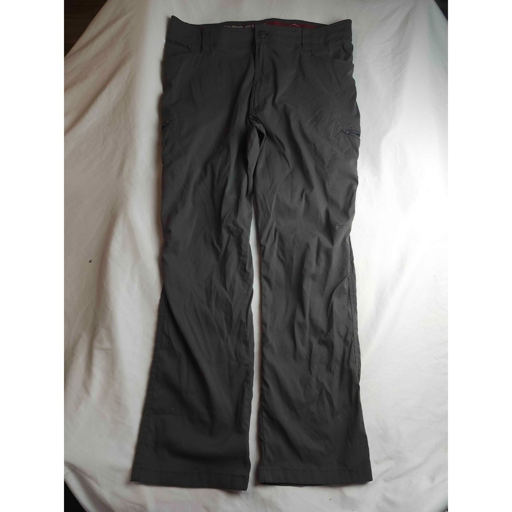 Wrangler Outdoor Pants Mens Size 38x32 Gray Cargo Hiking Trousers Straight
